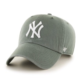 \'47 New York Yankees Adjustable Cap Clean Up MLB, Green (Moss Green), 55-62