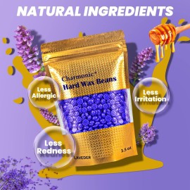 17.5 Oz Charmonic Hard Body Hair Removal Wax Beads, European Lavender Depilatory Wax for Women and Men (500g/1.1 lb) 17.5 Oz Charmonic Hard Body Hair Removal Wax Beads, European Lavender Depilatory Wax for Women and Men (500g/1.1 lb)