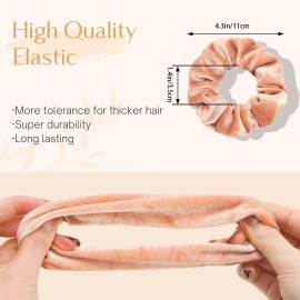 Whaline 12 Pack Hair Scrunchies Premium Velvet Scrunchy Elastic Hair Bands for Girls, Women Hair Accessories (12 Colors) Whaline 12 Pack Hair Scrunchies Premium Velvet Scrunchy Elastic Hair Bands for Girls, Women Hair Accessories (12 Colors)
