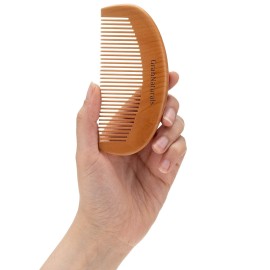 GranNaturals Wooden Comb for Detangling & Styling Wet or Dry Hair - Small Pocket Sized Fine Tooth Natural Wood for Curly, Thin, Thick, Wavy, or Straight Hair - Women\'s Birthing & Labor GranNaturals Wooden Comb for Detangling & Styling Wet or Dry Hair - Small Pocket Sized Fine Tooth Natural Wood for Curly, Thin, Thick, Wavy, or Straight Hair - Women\'s Birthing & Labor