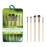 EcoTools Daily Defined Eye Brush Kit, Makeup Brushes For Liquid, Powder, & Cream Eyeshadow & Eyeliner Application, Eco-Friendly Eye Brushes, Synthetic Hair, Cruelty Free, 5 Piece Set