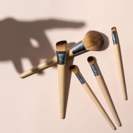 EcoTools Makeup Brush Set for Eyeshadow, Foundation, Blush, and Concealer with Bonus Storage Case, Start the Day Beautifully, Travel Friendly, 6 Piece Set EcoTools Makeup Brush Set for Eyeshadow, Foundation, Blush, and Concealer with Bonus Storage Case, Start the Day Beautifully, Travel Friendly, 6 Piece Set