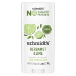 Schmidt\'s Aluminum Free Natural Deodorant for Women and Men, Bergamot and Lime with 24 Hour Odor Protection, Certified Natural, Vegan, Cruelty Free, 2.65 oz