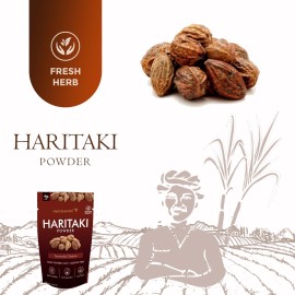 Herb Essential 100% Organic Haritaki Powder 3.52 oz, Terminalia Chebula, No Added Preservatives, Non-GMO & Vegan, Ayurvedic Herbal Supplement- 3.52 Ounce (100g) Pack of 1 Herb Essential 100% Organic Haritaki Powder 3.52 oz, Terminalia Chebula, No Added Preservatives, Non-GMO & Vegan, Ayurvedic Herbal Supplement- 3.52 Ounce (100g) Pack of 1