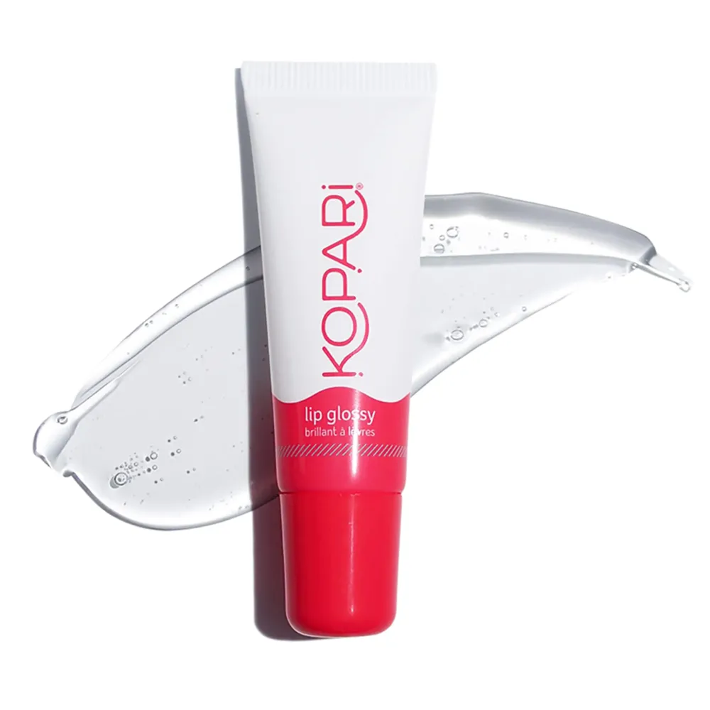 Kopari Coconut Lip Glossy - Clear Lip Oil Gloss, Sheer Non Stick Gloss, Hydrating and Moisturizing, Infused with Shea Butter & Squalane, Clear Kopari Coconut Lip Glossy - Clear Lip Oil Gloss, Sheer Non Stick Gloss, Hydrating and Moisturizing, Infused with Shea Butter & Squalane, Clear