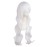 MapofBeauty 28/70cm Charming Women\'s Long Curly Full Hair Wig (White)