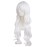 MapofBeauty 28/70cm Charming Women\'s Long Curly Full Hair Wig (White)