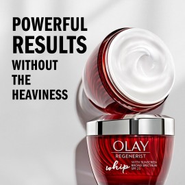 Olay Regenerist Whip Face Moisturizer Cream with Sunscreen SPF 25, 1.7 oz Olay Regenerist Whip Face Moisturizer Cream with Sunscreen SPF 25, 1.7 oz