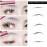 Miss Gorgeous London Eyebrow Razor, Eyebrow Razor Shaper for Men and Women, Grooming Shavers (red-10pcs)