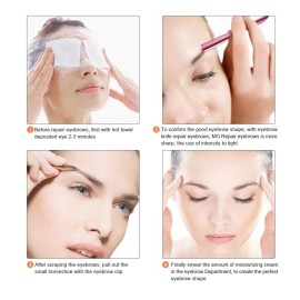 Miss Gorgeous London Eyebrow Razor, Eyebrow Razor Shaper for Men and Women, Grooming Shavers (red-10pcs) Miss Gorgeous London Eyebrow Razor, Eyebrow Razor Shaper for Men and Women, Grooming Shavers (red-10pcs)