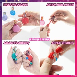 Disney Princess Sparkly Cosmetic Makeup Set for Girls with Lip Gloss Nail Polish Nail Stickers - 11 Pcs|Perfect for Parties Sleepovers Makeovers Birthday Gift for Girls 3+ Disney Princess Sparkly Cosmetic Makeup Set for Girls with Lip Gloss Nail Polish Nail Stickers - 11 Pcs|Perfect for Parties Sleepovers Makeovers Birthday Gift for Girls 3+