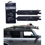 Ho Stevie! Surfboard Car Racks - Padded System, Easy Setup Any Car, No Scratch Buckles - Strap Up to 3 Boards to Car Roof