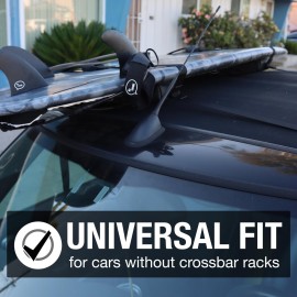 Ho Stevie! Surfboard Car Racks - Padded System, Easy Setup Any Car, No Scratch Buckles - Strap Up to 3 Boards to Car Roof Ho Stevie! Surfboard Car Racks - Padded System, Easy Setup Any Car, No Scratch Buckles - Strap Up to 3 Boards to Car Roof