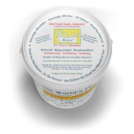 Dead Sea Warehouse - Amazing Minerals Dead Sea Bath Salts - 2 LBS - Highest Mineral Content - Natural Muscle Tension Relief Dead Sea Warehouse - Amazing Minerals Dead Sea Bath Salts - 2 LBS - Highest Mineral Content - Natural Muscle Tension Relief