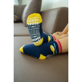 RATIVE Non Skid Anti Slip Slipper Cotton Crew Dress Socks With Grips for Baby Toddlers Kids Boys 3T 4T 5T (3-5T, 12-pairs/RB-71112) RATIVE Non Skid Anti Slip Slipper Cotton Crew Dress Socks With Grips for Baby Toddlers Kids Boys 3T 4T 5T (3-5T, 12-pairs/RB-71112)
