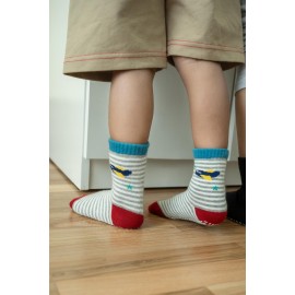RATIVE Non Skid Anti Slip Slipper Cotton Crew Dress Socks With Grips for Baby Toddlers Kids Boys 3T 4T 5T (3-5T, 12-pairs/RB-71112) RATIVE Non Skid Anti Slip Slipper Cotton Crew Dress Socks With Grips for Baby Toddlers Kids Boys 3T 4T 5T (3-5T, 12-pairs/RB-71112)