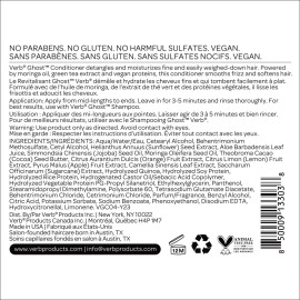 VERB Ghost Shampoo & Conditioner Duo Set, 12 fl oz, Infused with Moringa Oil -Cleanses + Moisturizes Fine and Weighed Down Hair - Vegan, No Parabens or Harmful Sulfates VERB Ghost Shampoo & Conditioner Duo Set, 12 fl oz, Infused with Moringa Oil -Cleanses + Moisturizes Fine and Weighed Down Hair - Vegan, No Parabens or Harmful Sulfates