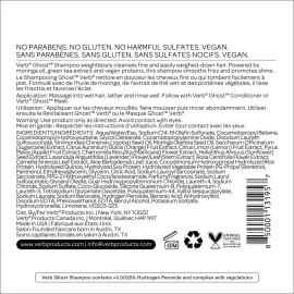 VERB Ghost Shampoo & Conditioner Duo Set, 12 fl oz, Infused with Moringa Oil -Cleanses + Moisturizes Fine and Weighed Down Hair - Vegan, No Parabens or Harmful Sulfates VERB Ghost Shampoo & Conditioner Duo Set, 12 fl oz, Infused with Moringa Oil -Cleanses + Moisturizes Fine and Weighed Down Hair - Vegan, No Parabens or Harmful Sulfates
