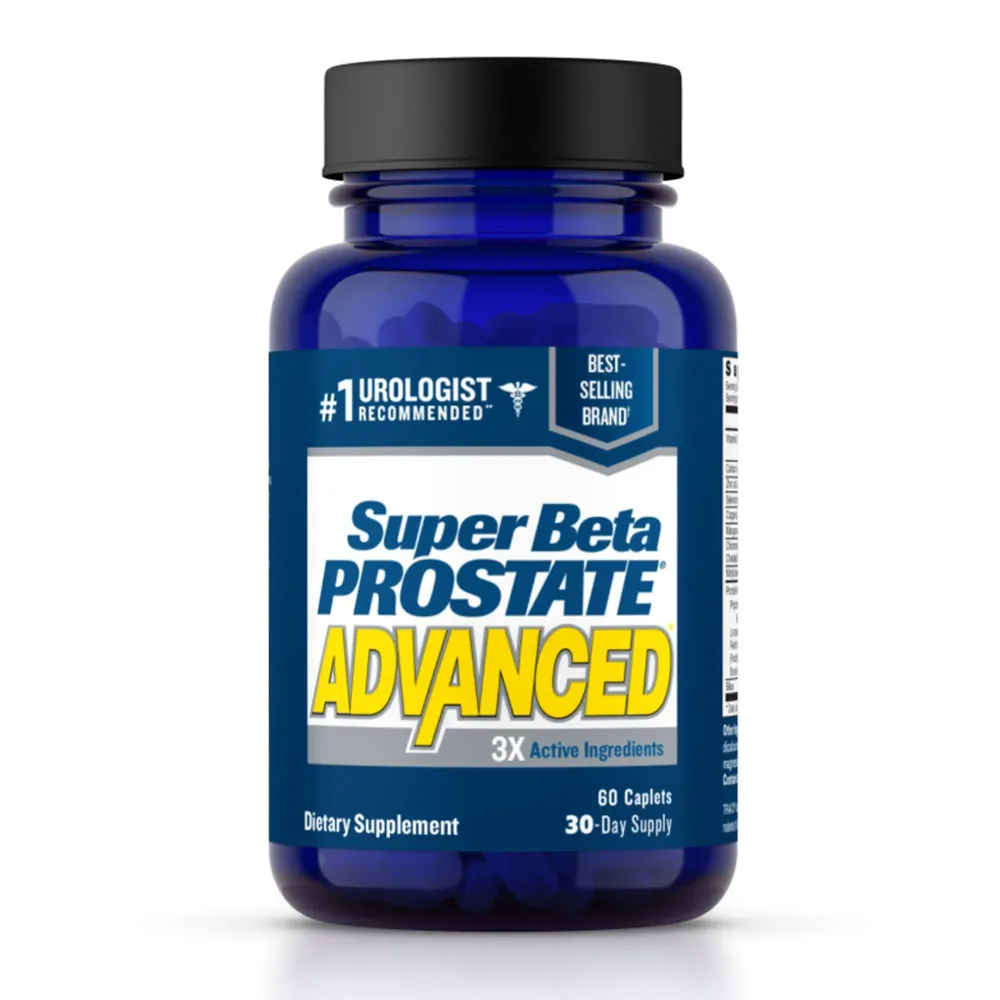 Super Beta Prostate Advanced Prostate Supplement for Men - Reduce Bathroom Trips, Promote Sleep, Support Urinary Health & Bladder Emptying. Beta Sitosterol not Saw Palmetto. (60 Caplets, 1-Bottle) Super Beta Prostate Advanced Prostate Supplement for Men - Reduce Bathroom Trips, Promote Sleep, Support Urinary Health & Bladder Emptying. Beta Sitosterol not Saw Palmetto. (60 Caplets, 1-Bottle)