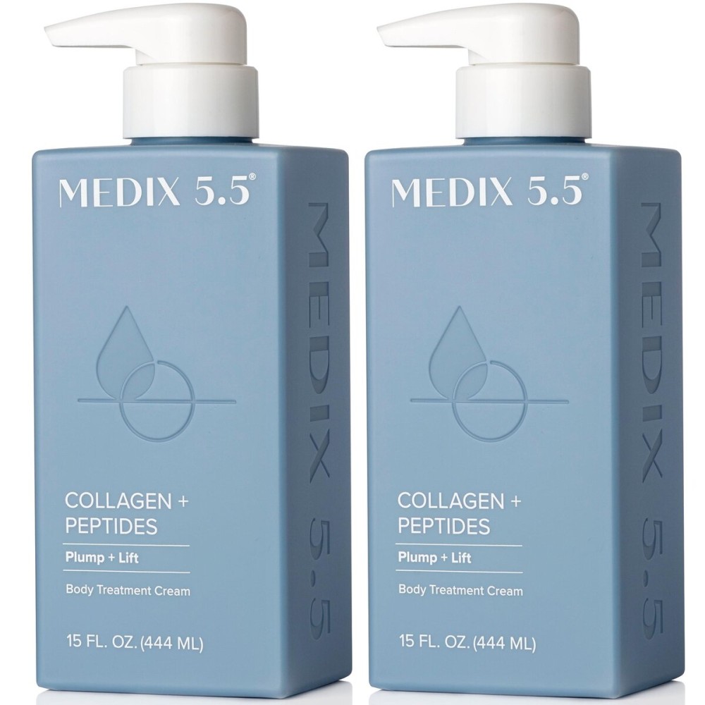 Medix 5.5 Collagen Cream Body Lotion & Face Lotion For Dry Skin & Wrinkles | Collagen Peptides Tightening Cream Body Moisturizers Helps Lift, Tighten, & Firm Skin | Skin Care Products | 2-Pack Medix 5.5 Collagen Cream Body Lotion & Face Lotion For Dry Skin & Wrinkles | Collagen Peptides Tightening Cream Body Moisturizers Helps Lift, Tighten, & Firm Skin | Skin Care Products | 2-Pack