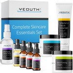 YEOUTH Skin Care Set: Retinol Serum with Hyaluronic Acid, Vitamin C & Super Face Serum, Cleanser, Toner, Eye Gel, Neck Cream, Face Cream 8-Piece Self Care Gifts For Women