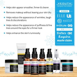 YEOUTH Skin Care Set: Retinol Serum with Hyaluronic Acid, Vitamin C & Super Face Serum, Cleanser, Toner, Eye Gel, Neck Cream, Face Cream 8-Piece Self Care Gifts For Women YEOUTH Skin Care Set: Retinol Serum with Hyaluronic Acid, Vitamin C & Super Face Serum, Cleanser, Toner, Eye Gel, Neck Cream, Face Cream 8-Piece Self Care Gifts For Women