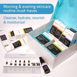 YEOUTH Skin Care Set: Retinol Serum with Hyaluronic Acid, Vitamin C & Super Face Serum, Cleanser, Toner, Eye Gel, Neck Cream, Face Cream 8-Piece Self Care Gifts For Women YEOUTH Skin Care Set: Retinol Serum with Hyaluronic Acid, Vitamin C & Super Face Serum, Cleanser, Toner, Eye Gel, Neck Cream, Face Cream 8-Piece Self Care Gifts For Women