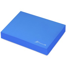 ProsourceFit Exercise Balance Pad - Non-Slip Cushioned Foam Mat & Knee Pad for Fitness and Stability Training, Yoga, Physical Therapy 15.5x12.75