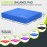 ProsourceFit Exercise Balance Pad - Non-Slip Cushioned Foam Mat & Knee Pad for Fitness and Stability Training, Yoga, Physical Therapy 15.5x12.75