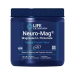 Life Extension Neuro-Mag Magnesium L-Threonate Powder (Tropical Punch) - Ultra-Absorbable - Supports Memory, Focus, Cognitive Function & Mood - Gluten No, Non-GMO, Vegetarian (30 Servings)