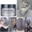 Temporary Silver Gray Hair Spray Color, Luxury Coloring Mud Grey Hair Dye Wax,Washable Treatment Hair Color Wax with All Day Hold works on white hair/non-pigmented hair for Party, Cosplay (1, Gray)