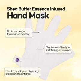 Epielle Hydrating Hand Masks, 6 Pairs of Moisturizing Gloves for Dry Hands with Shea Butter, Jojoba Oil & Vitamin E, Spa Day Treatment, Korean Skincare, Easter Gift, Mothers Day Gifts Epielle Hydrating Hand Masks, 6 Pairs of Moisturizing Gloves for Dry Hands with Shea Butter, Jojoba Oil & Vitamin E, Spa Day Treatment, Korean Skincare, Easter Gift, Mothers Day Gifts