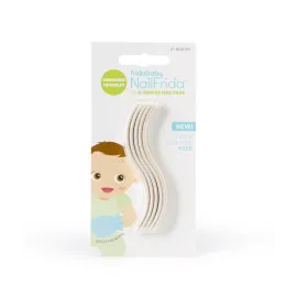 Frida Baby NailFrida The S-Curved Baby Nail Files, Nail Trimmer for Baby, Designed for Small Fingers, 5 Count