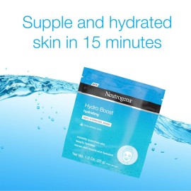 Neutrogena Hydro Boost Moisturizing & Hydrating 100% Hydrogel Sheet Mask, Face Mask for Dry Skin with Hyaluronic Acid, Gentle & Non-Comedogenic, 1 oz, 12 Pack Neutrogena Hydro Boost Moisturizing & Hydrating 100% Hydrogel Sheet Mask, Face Mask for Dry Skin with Hyaluronic Acid, Gentle & Non-Comedogenic, 1 oz, 12 Pack
