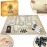 Melee Mats DND Map Starter Kit - 23 x 27 Double Sided, Wet/Dry Erase Battle Terrain Grid - Ultimate Tabletop Board Gaming Experience with Accessories