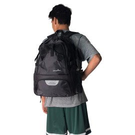 Athletico National Soccer Bag - Backpack for Soccer, Basketball & Football Includes Separate Cleat and Ball Holder (Black)