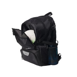Athletico National Soccer Bag - Backpack for Soccer, Basketball & Football Includes Separate Cleat and Ball Holder (Black)