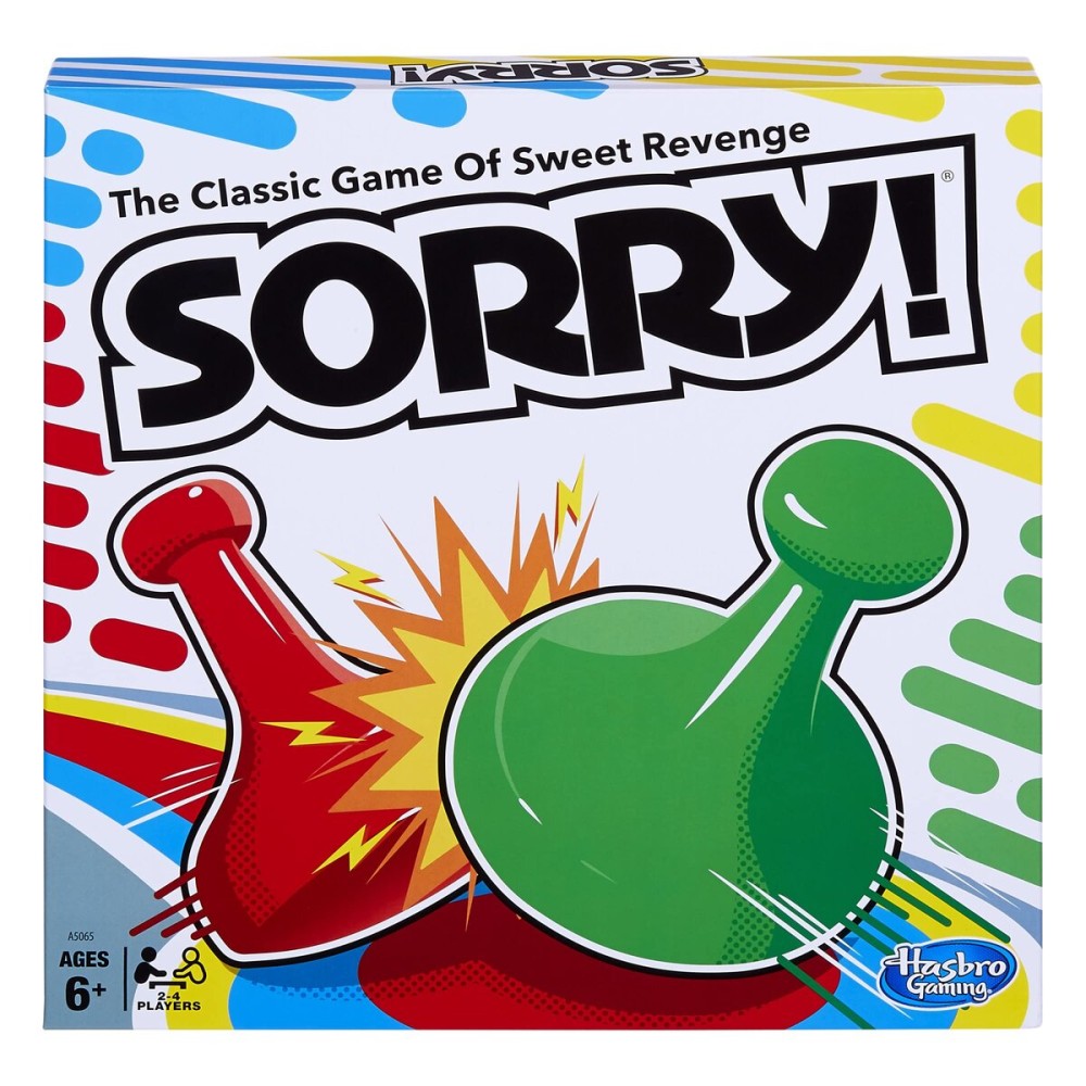 Sorry! Kids Board Game, Family Board Games for Kids and Adults, 2 to 4 Players, Family Games, Kids Games, Ages 6 and Up Sorry! Kids Board Game, Family Board Games for Kids and Adults, 2 to 4 Players, Family Games, Kids Games, Ages 6 and Up