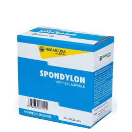 Herbal ayurveda Nagarjuna Spondylon Soft Gel Capsule 10x10