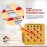 MR CHIPS Jam-Proof Quick-Clear Deluxe Fingertip Slide Bingo Cards with Sliding Windows 25 Pack in Woodgrain Style