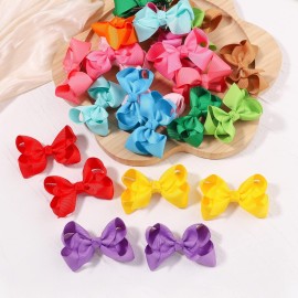 40PCS 3Inch Hair Bows for Girls Grosgrain Ribbon Toddler Hair Accessories with Alligator Clips for Toddlers Baby Girls Kids Teens in Pairs 40PCS 3Inch Hair Bows for Girls Grosgrain Ribbon Toddler Hair Accessories with Alligator Clips for Toddlers Baby Girls Kids Teens in Pairs