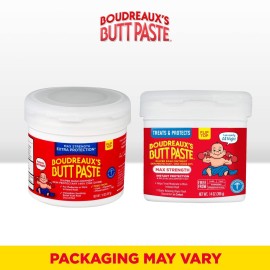 Boudreaux\'s Butt Paste Diaper Rash Ointment | Maximum Strength | 14 Ounce and 2 Ounce, Combo 1 Boudreaux\'s Butt Paste Diaper Rash Ointment | Maximum Strength | 14 Ounce and 2 Ounce, Combo 1