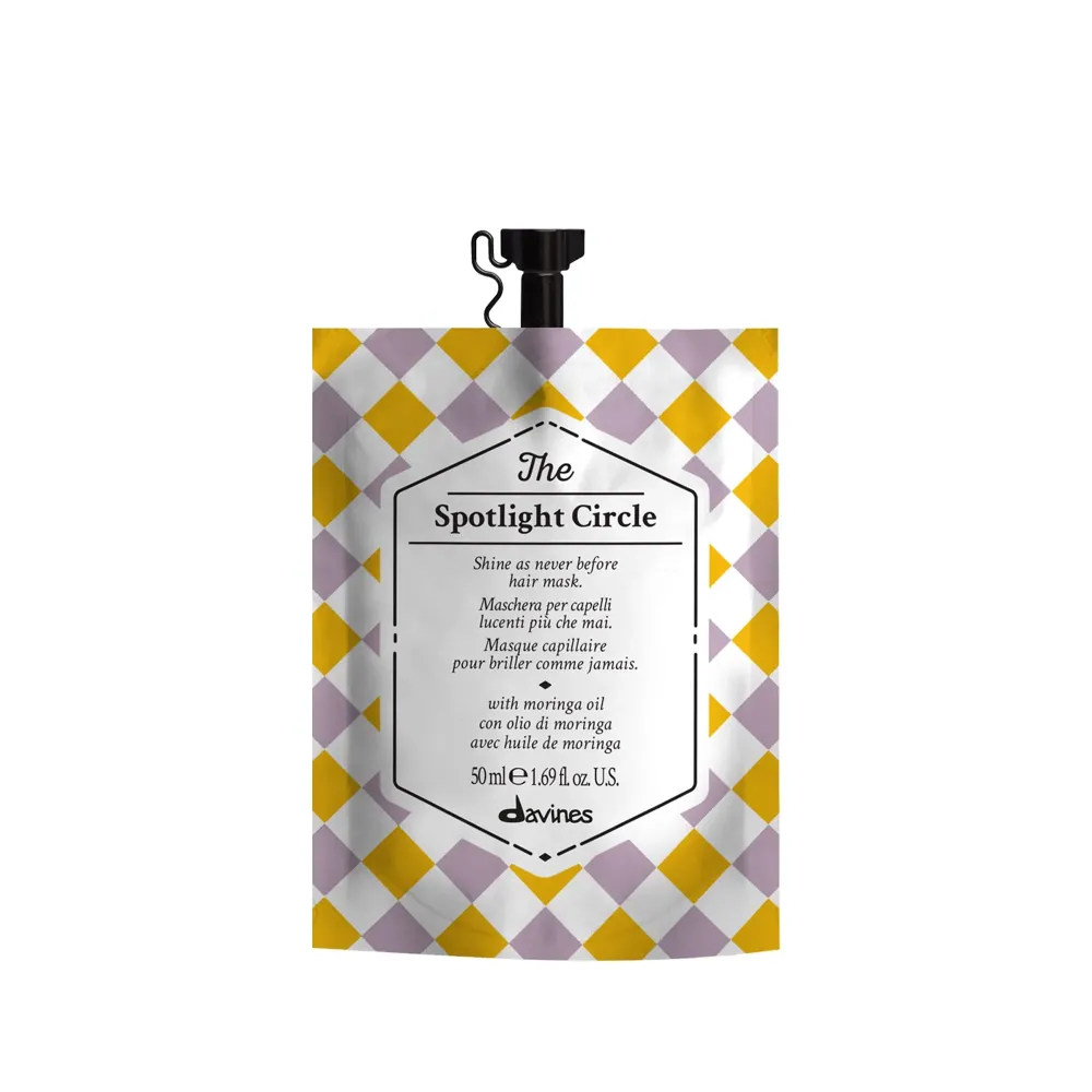 Davines The Spotlight Circle, Shine Enhancing Mask For Dull Hair, Boost Style Weightlessly, 1.69 fl. oz. Davines The Spotlight Circle, Shine Enhancing Mask For Dull Hair, Boost Style Weightlessly, 1.69 fl. oz.