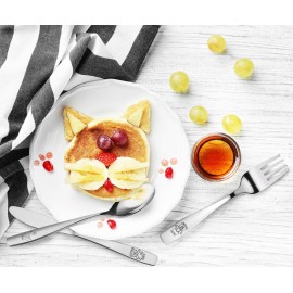 15 Piece Stainless Steel Kids Cutlery, Child and Toddler Safe Flatware, Kids Silverware, Kids Utensil Set Includes 5 Knives, 5 Forks, 5 Spoons, Total of 5 Place Settings, Ideal for Home and Preschools 15 Piece Stainless Steel Kids Cutlery, Child and Toddler Safe Flatware, Kids Silverware, Kids Utensil Set Includes 5 Knives, 5 Forks, 5 Spoons, Total of 5 Place Settings, Ideal for Home and Preschools