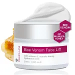 Natural Bee Venom Face Lift Treatment Cream with Active Manuka Honey, Shea, Cocoa Butter, and Jojoba - Natures Most Powerful Solution!