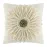 OiseauVoler 3D Sunflower Handmade Throw Pillow Covers Decorative Floral Pillowcases Cushion Covers for Couch Living Room Home Decor Creamy White 18x18 Inches