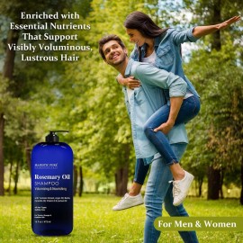 Majestic Pure Rosemary Oil Shampoo for Hair Growth - Volumizing & Nourishing Shampoo - with Vitamin E & Argan Oil - Sulfate Free, for Men & Women - 16 fl oz Majestic Pure Rosemary Oil Shampoo for Hair Growth - Volumizing & Nourishing Shampoo - with Vitamin E & Argan Oil - Sulfate Free, for Men & Women - 16 fl oz
