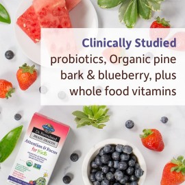 Garden of Life Dr. Formulated Attention and Focus for Kids, Supplement Promotes Healthy Brain Function, Concentration with Organic Wild Blueberry, Pine Bark, Vitamin C, D and Probiotics, 60 Count Garden of Life Dr. Formulated Attention and Focus for Kids, Supplement Promotes Healthy Brain Function, Concentration with Organic Wild Blueberry, Pine Bark, Vitamin C, D and Probiotics, 60 Count