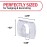 Command Indoor Mini Light Clips, Damage Free Hanging Christmas Light Clips, Mini Wall Clips for Hanging Indoor Christmas Decorations, Lights and Cables, 45 Clear Clips and 54 Command Strips