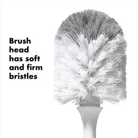 OXO Tot Bottle Brush with Nipple Cleaner, Gray, 1 Count (Pack of 1) OXO Tot Bottle Brush with Nipple Cleaner, Gray, 1 Count (Pack of 1)